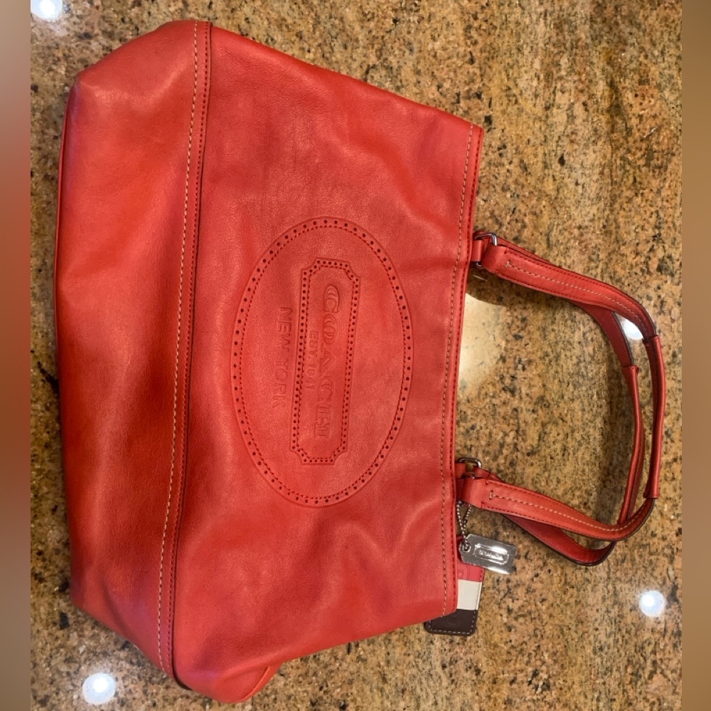 All Leather Coach Bag